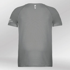 Sportshirt Ritmo fine grey back