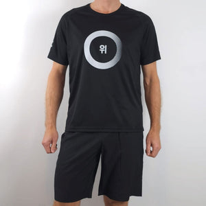 Sportshirt Urban Progress Change the game zwart front model 1