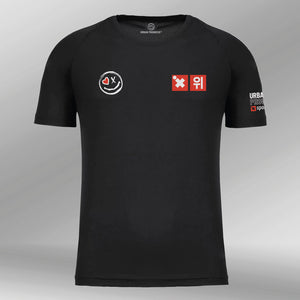 Sportshirt Urban Progress Squad Ritmo zwart voorkant