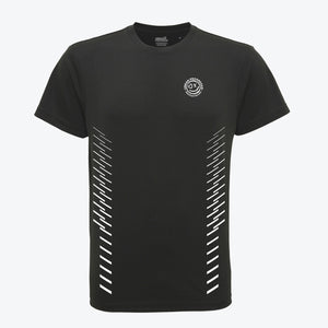 Stride Performance Tee dnker grijs front
