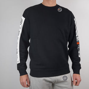 Sweater United black front model