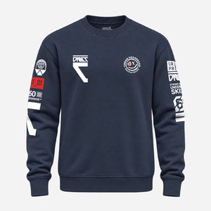 Sweatshirt-Protocol-navy-blauw-front