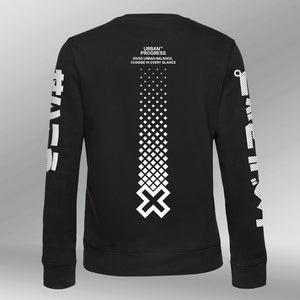 Sweatshirt Change the game dames zwart back