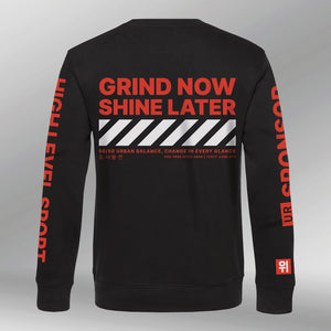Sweatshirt Grind Now black back