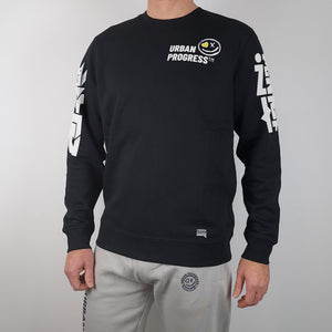 Sweatshirt No Excuse black front 2 model