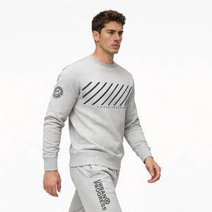 Sweatshirt Streamline model licht grijs front