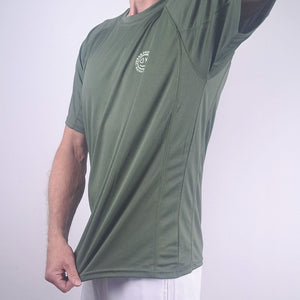 T-Shirt Nova Leger Groen Side model