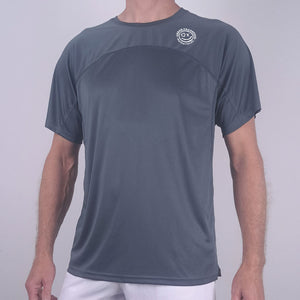 T-Shirt Silhouette Donker grijs front close model