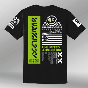 T-shirt Adventure black back