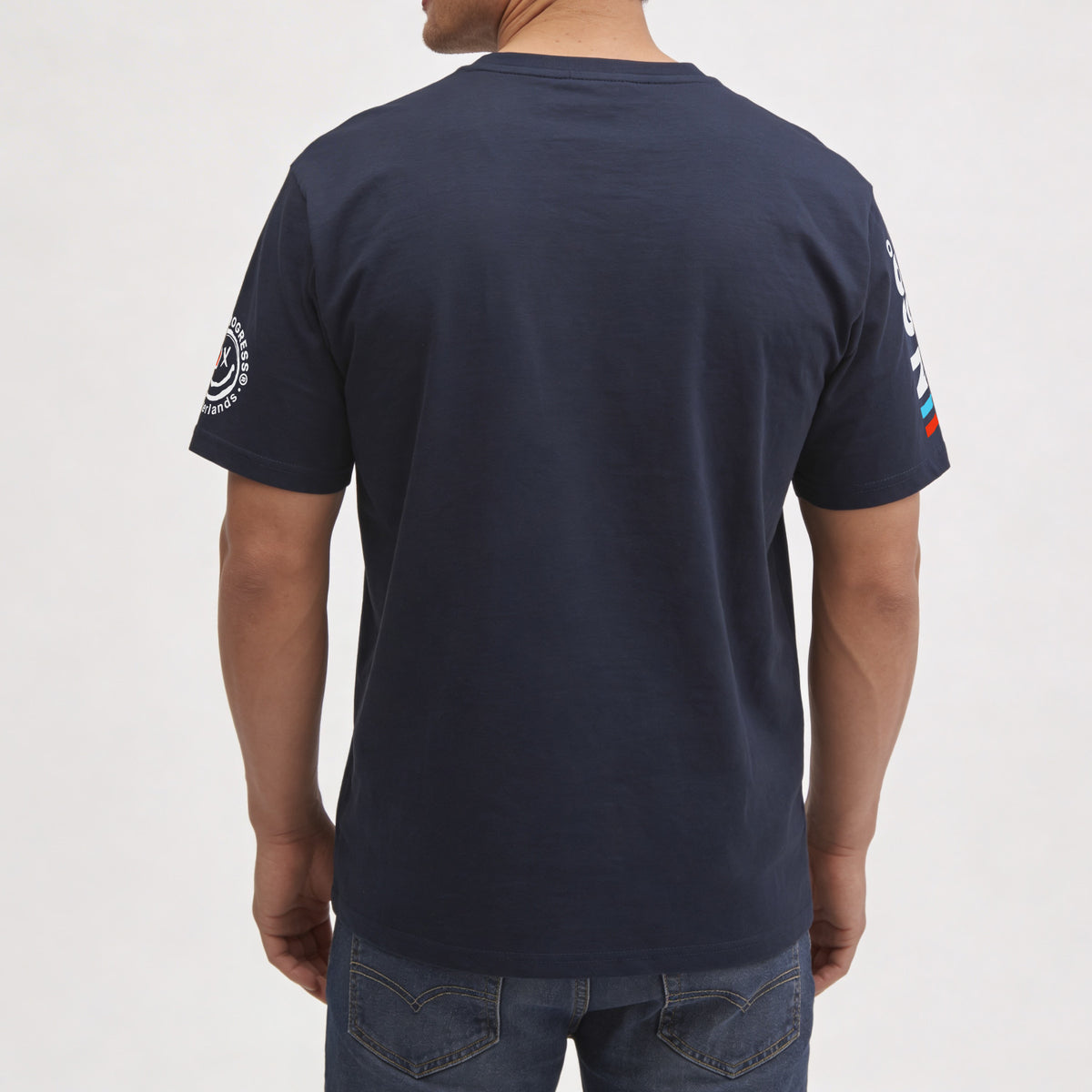 T-shirt N-69 model navy back close