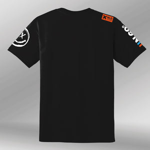 T-shirt N.69 black back