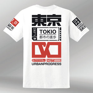 T-shirt Protocol white back