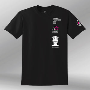 T-shirt Shine black front