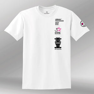 T-shirt Shine white front