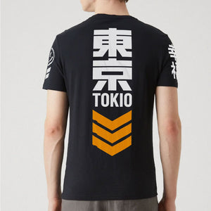 T-shirt Signal black back model