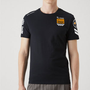 T-shirt Signal black front model