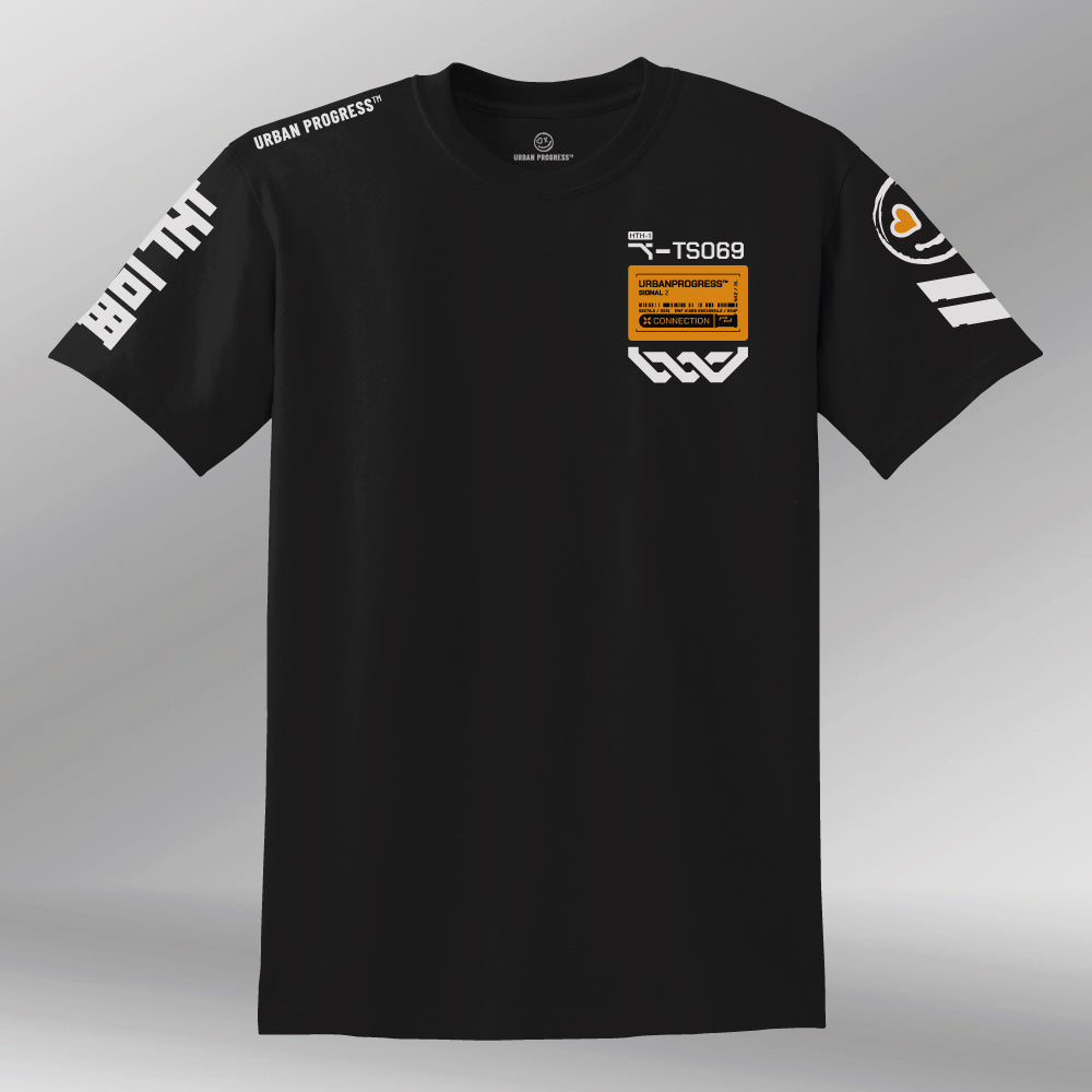 T-shirt Signal zwart front