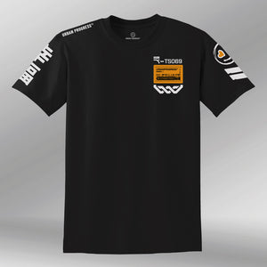 T-shirt Signal zwart front