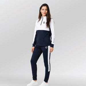 Univi-Trainingsbroek-Dames-model-blauw-wit-front-side-full