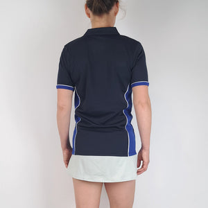 Univi Panel Polo Unisex back model vrouw