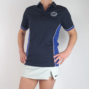 Univi Panel Polo Unisex front handen in zij model vrouw