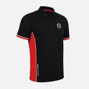 Univi Panel Polo black-red-white back