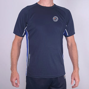 Univi Panel Sport T navy-royal-white Heren front close model