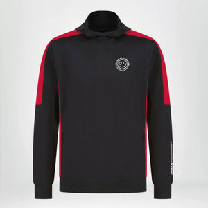 Univi Team Hoodie zwart-rood front model Heren