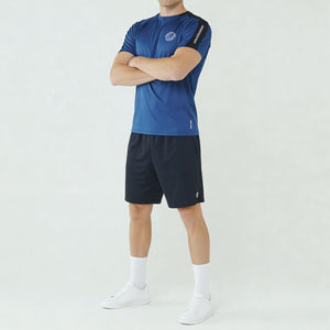 Univi Team T-model blauw-zwart armen over elkaar