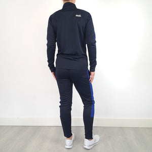Univi Trainingsjas navy-royal blue back model vrouw