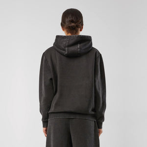 Urban Ease Vintage Oversized Hoodie zwart back model