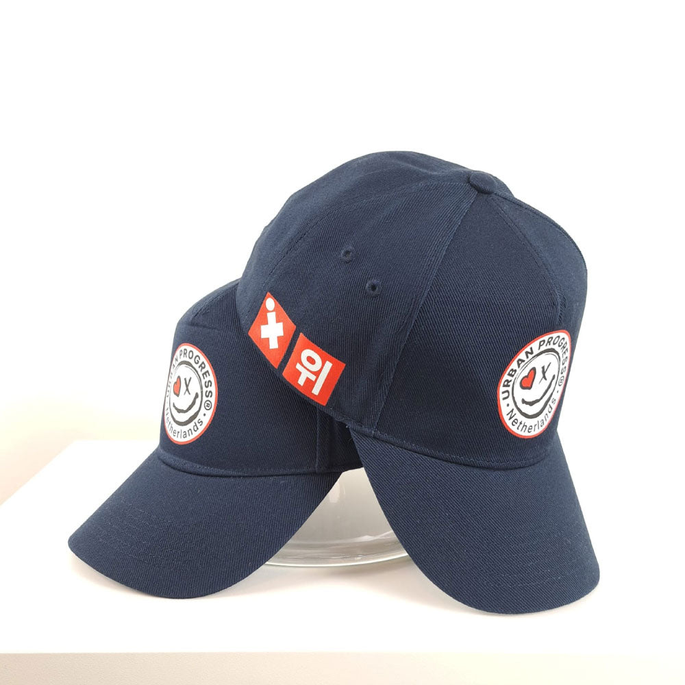 Urban Progress Pet Capster navy blue gestapeld