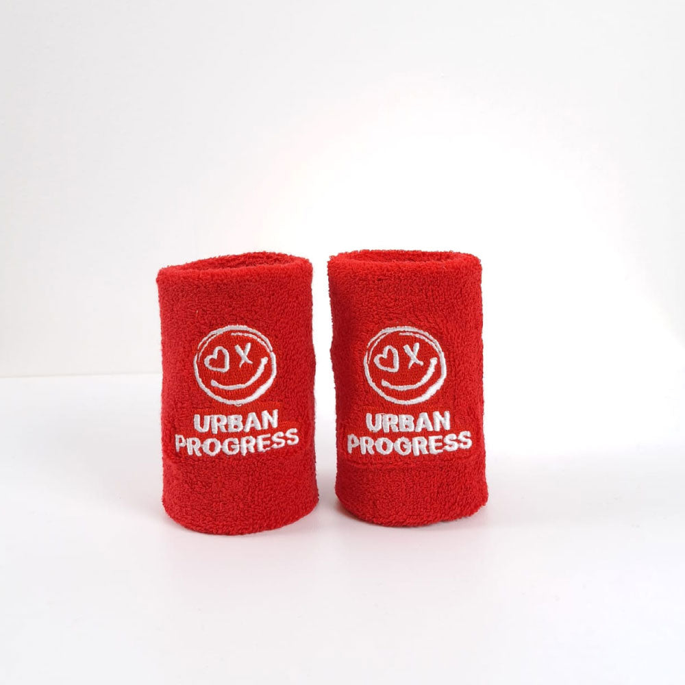 Urban Progress Zweetband - 2 Stuks Rood