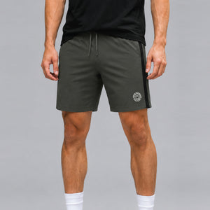 Ace-Stripe-Short-model-khaki-zwart-front