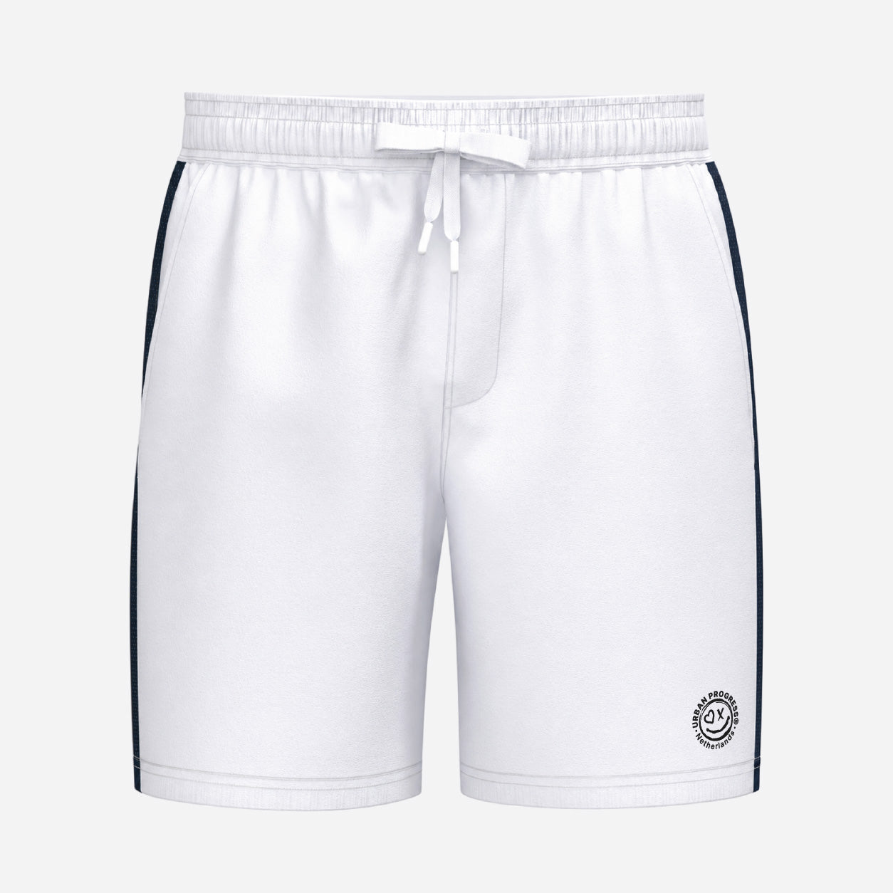 Ace Stripe Short wit blauw front