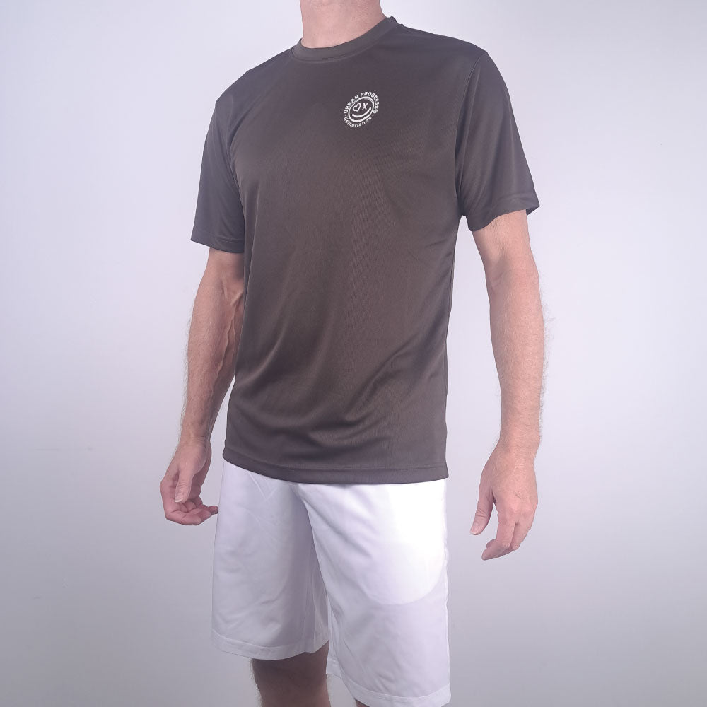 Axis Tee Donker Bruin front left model