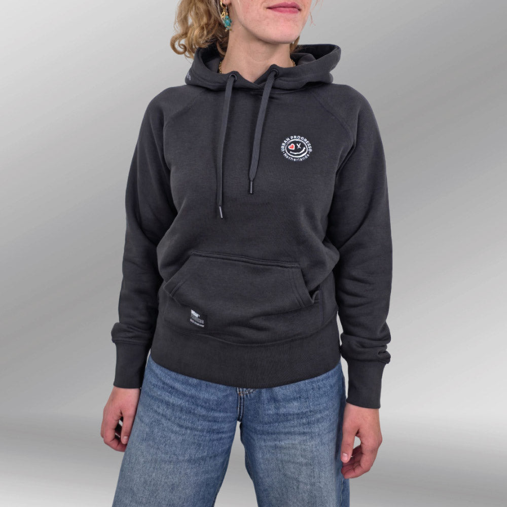 Balance 350 Hoodie model donker grijs front