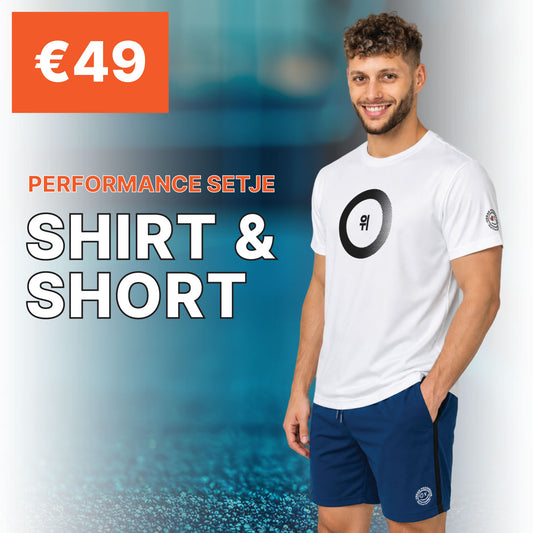 Heren Set Change the Game - wit/blauw