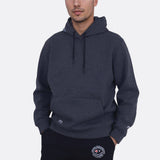District One Hoodie Model staal grijs front close 2
