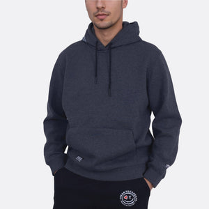 District One Hoodie Model staal grijs front close 2