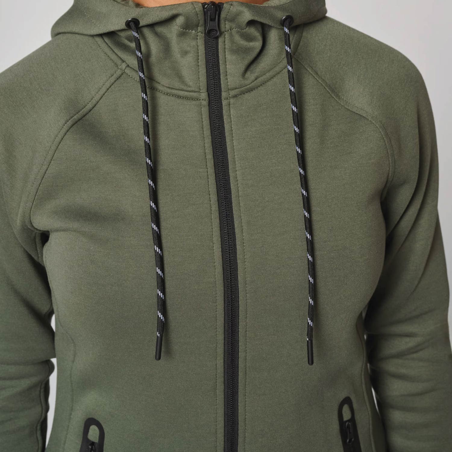 Elevate-Performance-Jasje-dames-Khaki-front-detail