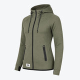 Elevate-Performance-Jasje-dames-Khaki-front-side