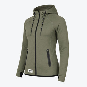 Elevate-Performance-Jasje-dames-Khaki-front-side