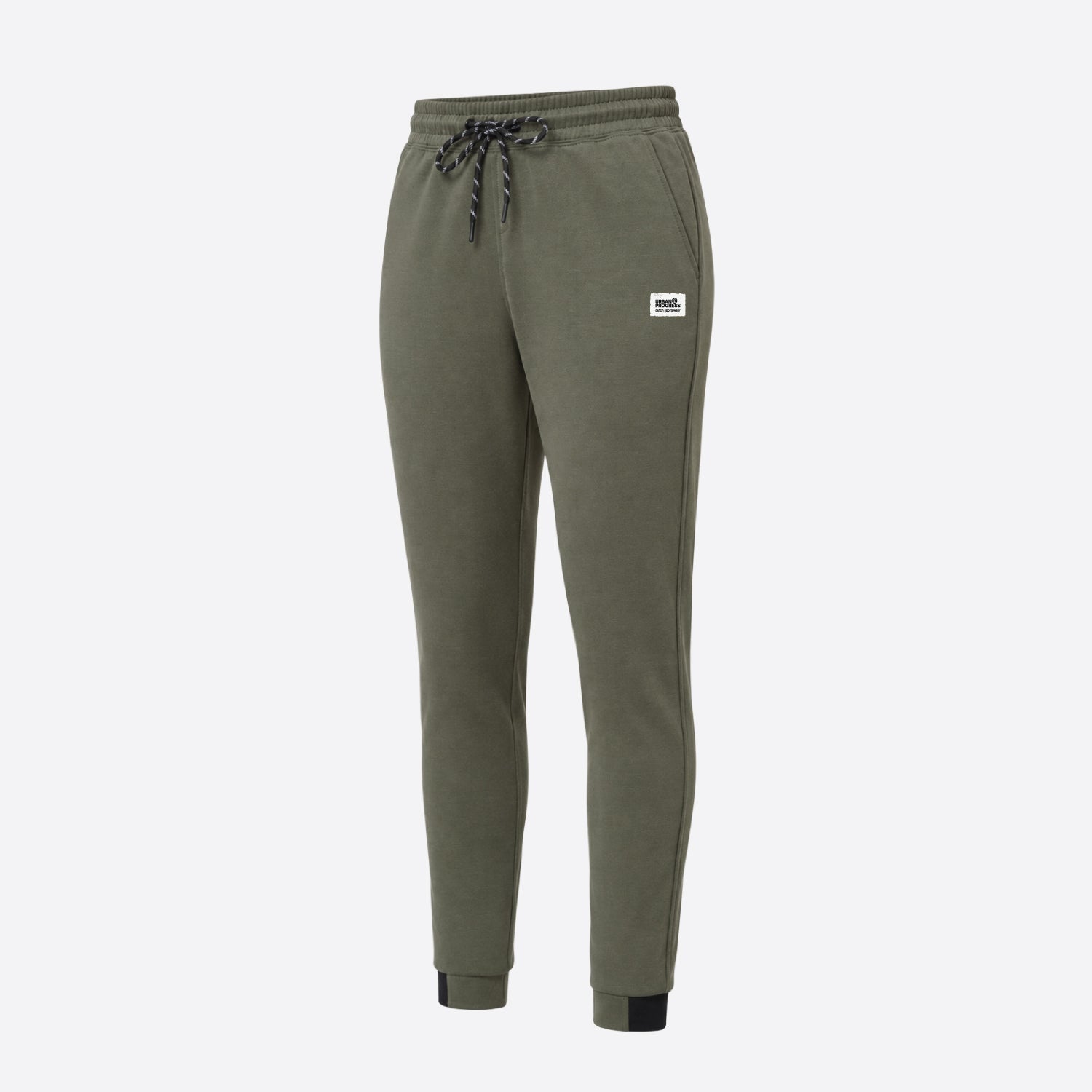 Elevate-Performance-broek-dames-khaki-front