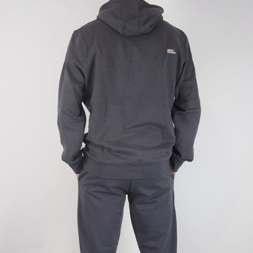 Foundation Hoodie Asphald back model