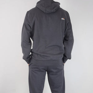 Foundation Hoodie Asphald back model