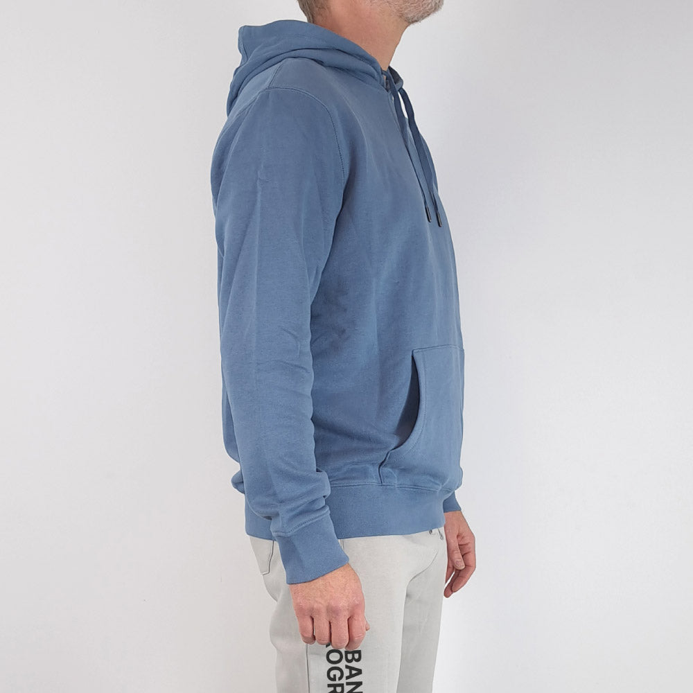 Foundation Hoodie Nordic blue side model