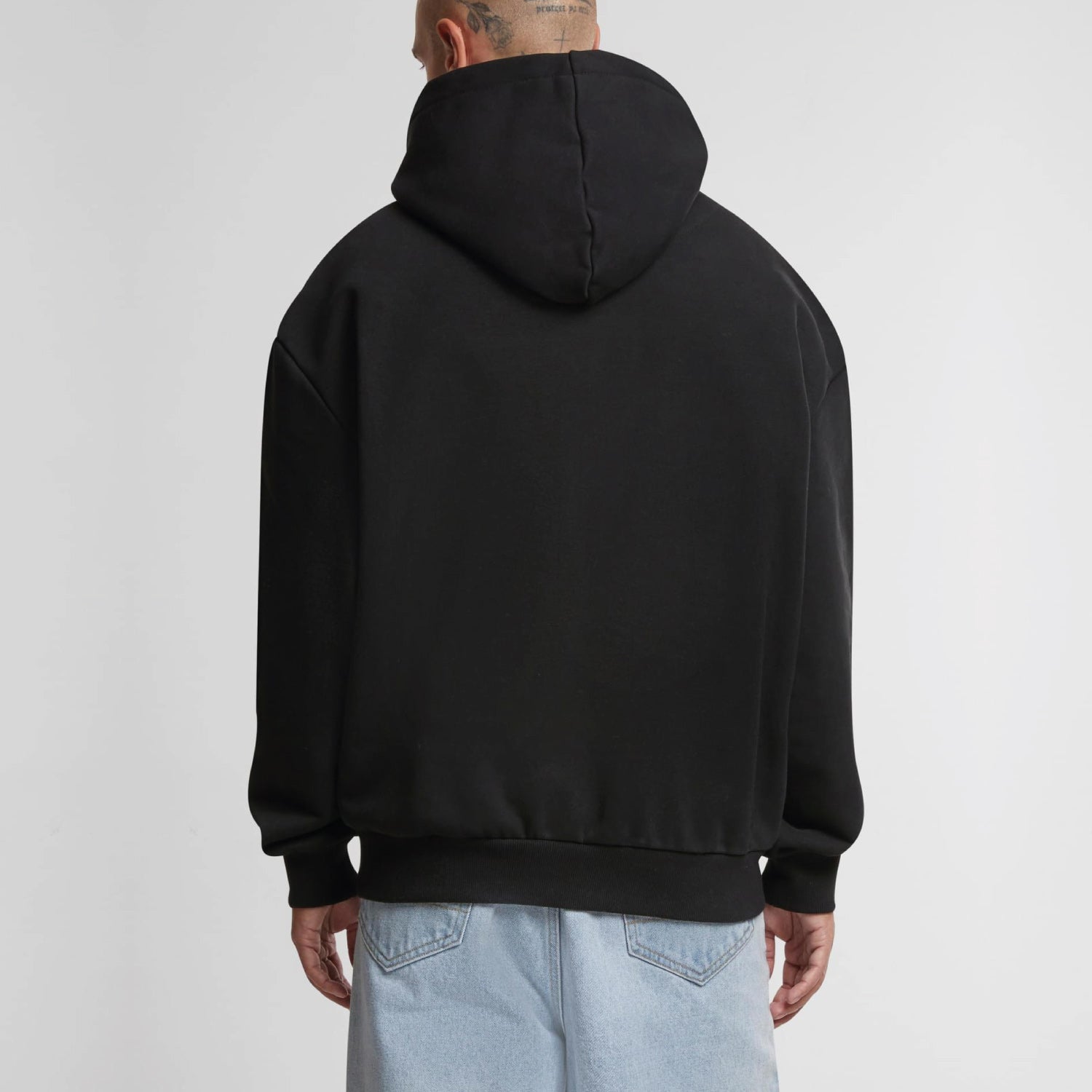 Heavy Oversized Hoodie Coreblock zwart back