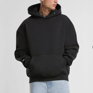Heavy Oversized Hoodie Coreblock zwart front