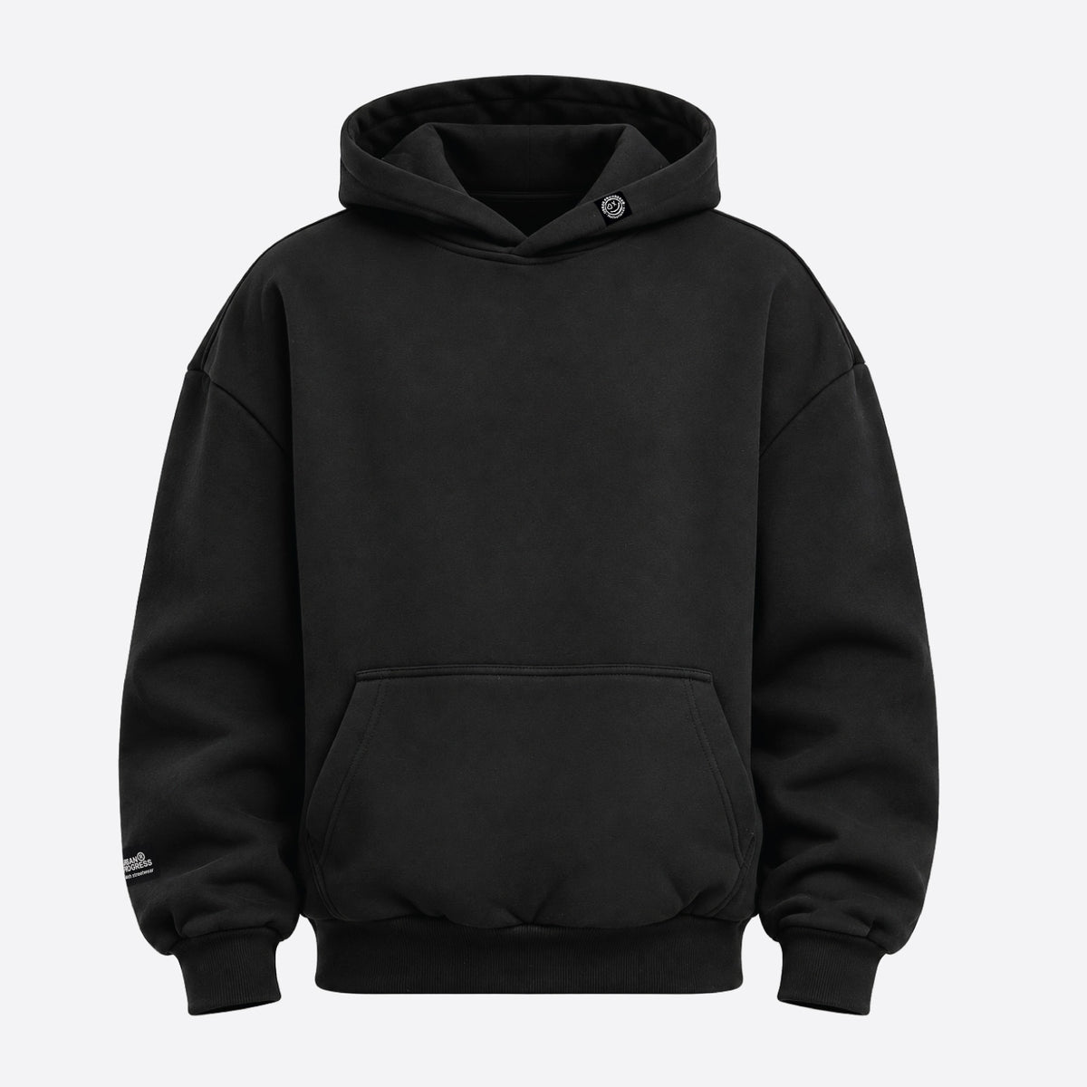 Heavy Oversized Hoodie Coreblock zwart front 2